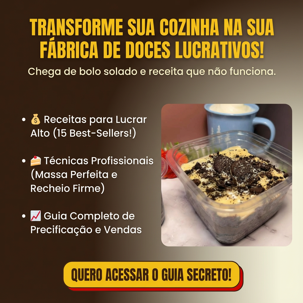 Transforme sua cozinha na sua fábrica de doces lucrativos